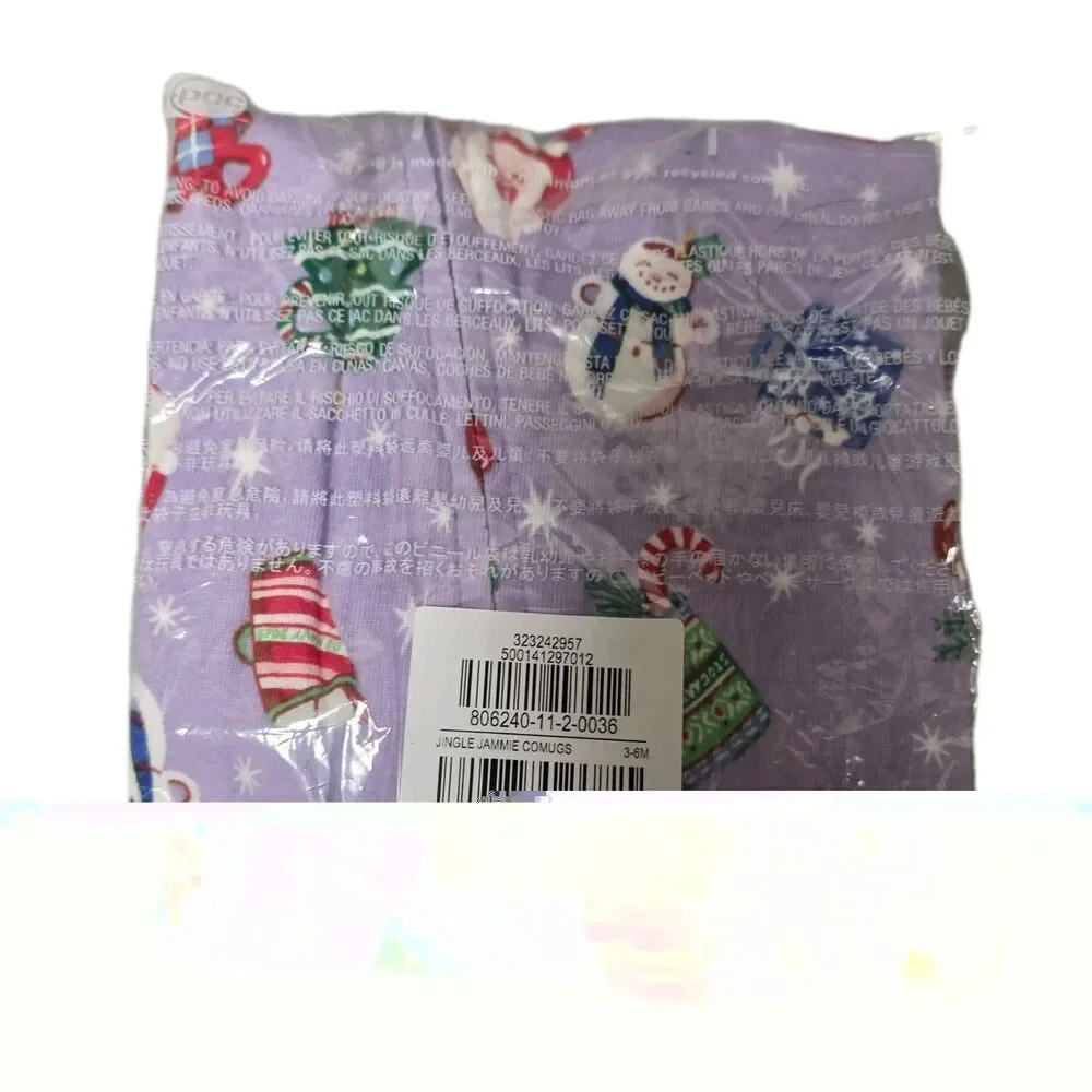 Cocoa Winter 2-Way-Zip Sleep & Play Footed One-Piece for Baby 3-6 Months